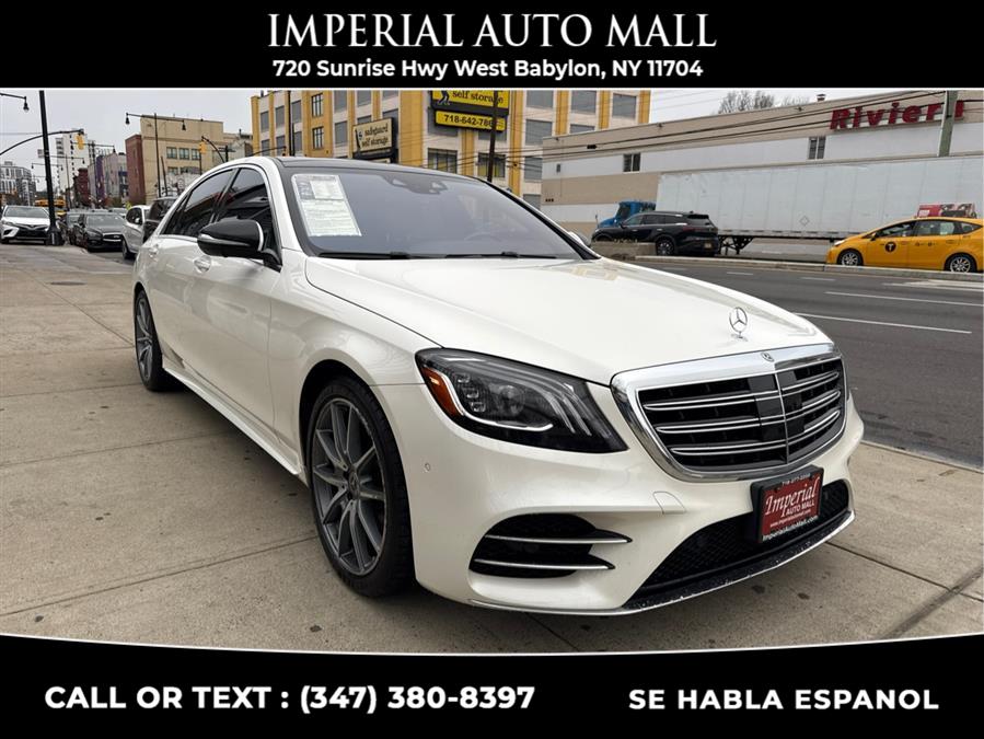2018 Mercedes-Benz S-Class S 560 Sedan, available for sale in West Babylon, New York | Imperial Auto Mall. West Babylon, New York 2018 Mercedes-Benz S-Class S 560 Sedan, available for sale in West Babylon, New York | Imperial Auto Mall. West Babylon, New York