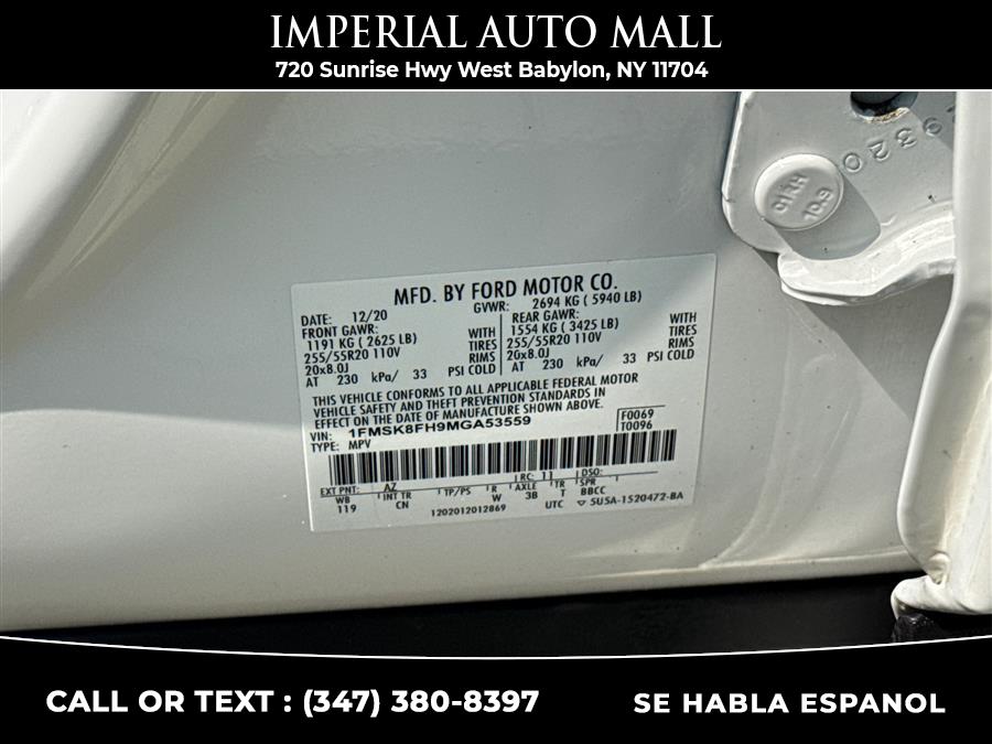 2021 Ford Explorer Limited 4WD, available for sale in West Babylon, New York | Imperial Auto Mall. West Babylon, New York 2021 Ford Explorer Limited 4WD, available for sale in West Babylon, New York | Imperial Auto Mall. West Babylon, New York