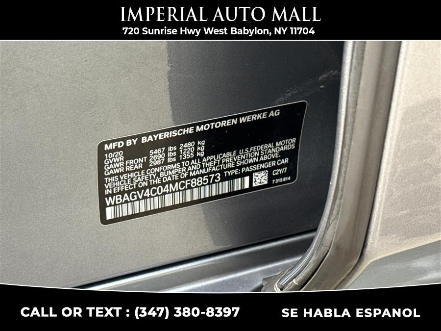 2021 BMW 8 Series 840i xDrive Gran Coupe, available for sale in West Babylon, New York | Imperial Auto Mall. West Babylon, New York 2021 BMW 8 Series 840i xDrive Gran Coupe, available for sale in West Babylon, New York | Imperial Auto Mall. West Babylon, New York