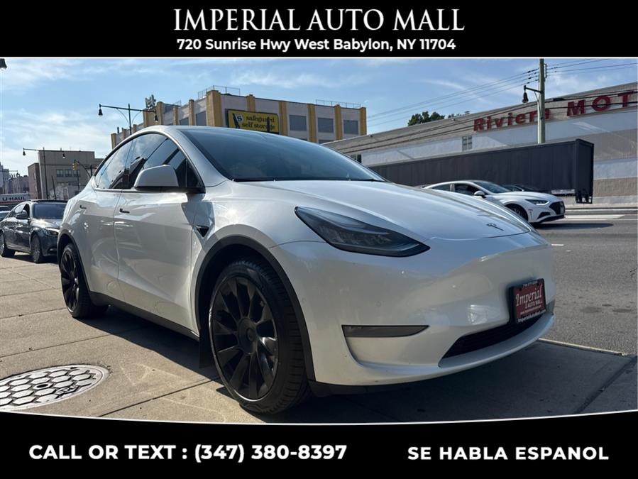 2021 Tesla Model Y Long Range AWD, available for sale in West Babylon, New York | Imperial Auto Mall. West Babylon, New York 2021 Tesla Model Y Long Range AWD, available for sale in West Babylon, New York | Imperial Auto Mall. West Babylon, New York