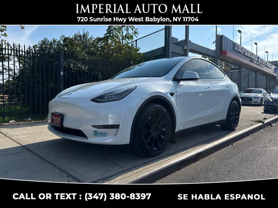 2021 Tesla Model Y Long Range AWD, available for sale in West Babylon, New York | Imperial Auto Mall. West Babylon, New York 2021 Tesla Model Y Long Range AWD, available for sale in West Babylon, New York | Imperial Auto Mall. West Babylon, New York