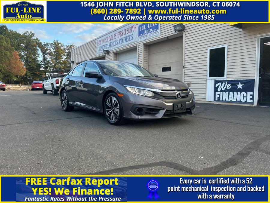 2017 Honda Civic Sedan EX-T CVT, available for sale in South Windsor , Connecticut | Ful-line Auto LLC. South Windsor , Connecticut