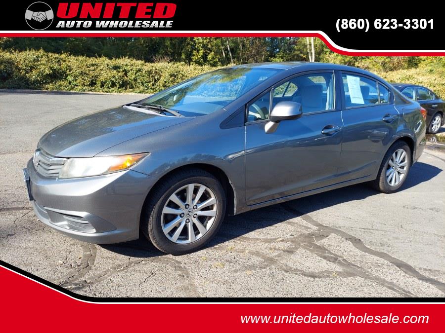 2012 Honda Civic Sdn 4dr Auto EX, available for sale in East Windsor, Connecticut | United Auto Sales of E Windsor, Inc. East Windsor, Connecticut