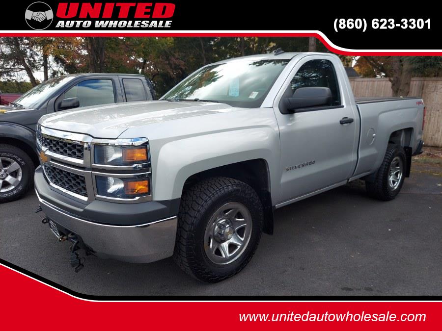 2014 Chevrolet Silverado 1500 4WD Reg Cab 119.0" Work Truck w/2WT, available for sale in East Windsor, Connecticut | United Auto Sales of E Windsor, Inc. East Windsor, Connecticut