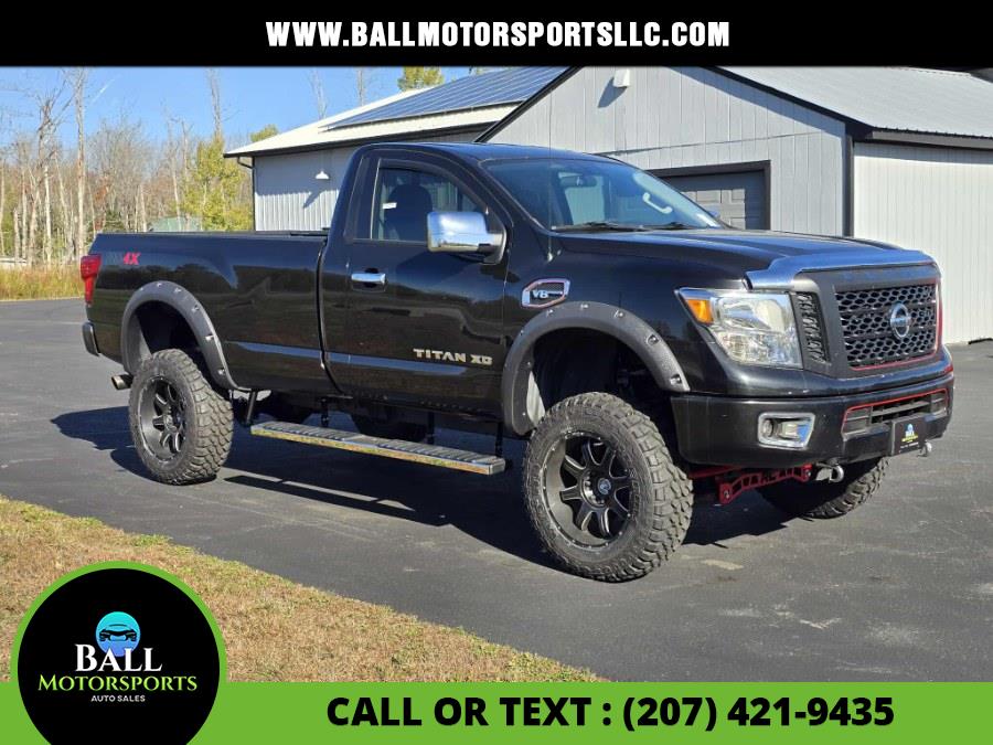 2017 Nissan Titan XD 4x4 Gas Single Cab S, available for sale in Brewer, Maine | Ball Motorsports LLC. Brewer, Maine