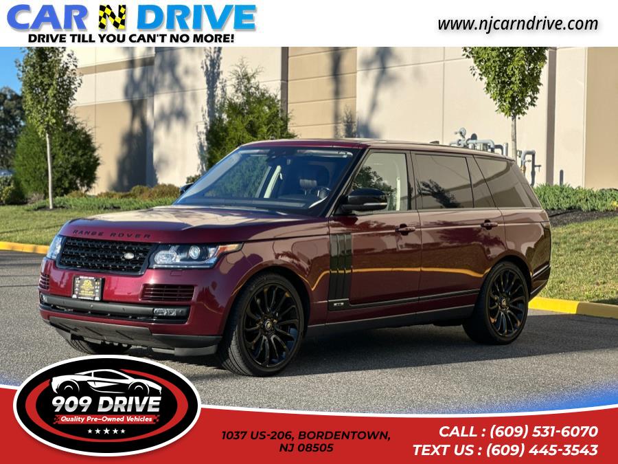 2017 Land Rover Range Rover 5.0L V8 Supercharged, available for sale in BORDENTOWN, New Jersey | 909 Drive. BORDENTOWN, New Jersey 2017 Land Rover Range Rover 5.0L V8 Supercharged, available for sale in BORDENTOWN, New Jersey | 909 Drive. BORDENTOWN, New Jersey