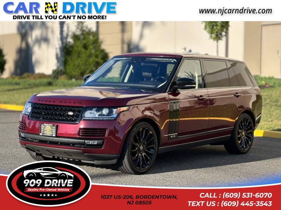 2017 Land Rover Range Rover 5.0L V8 Supercharged, available for sale in BORDENTOWN, New Jersey | 909 Drive. BORDENTOWN, New Jersey 2017 Land Rover Range Rover 5.0L V8 Supercharged, available for sale in BORDENTOWN, New Jersey | 909 Drive. BORDENTOWN, New Jersey