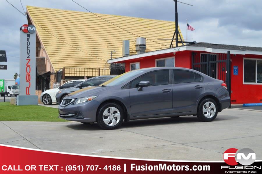 2014 Honda Civic Sedan 4dr CVT LX, available for sale in Moreno Valley, California | Fusion Motors Inc. Moreno Valley, California 2014 Honda Civic Sedan 4dr CVT LX, available for sale in Moreno Valley, California | Fusion Motors Inc. Moreno Valley, California