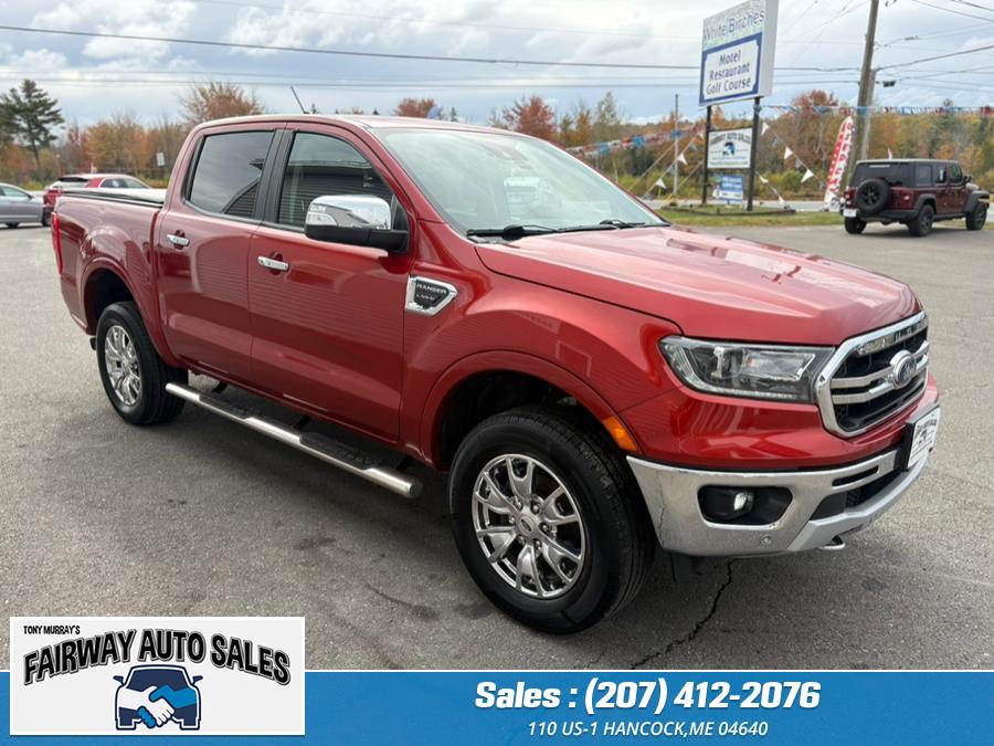2019 Ford Ranger Lariat Crew Cab LARIAT 4WD SuperCrew 5'' Box, available for sale in Hancock, Maine | Fairway Auto Sales. Hancock, Maine 2019 Ford Ranger Lariat Crew Cab LARIAT 4WD SuperCrew 5'' Box, available for sale in Hancock, Maine | Fairway Auto Sales. Hancock, Maine