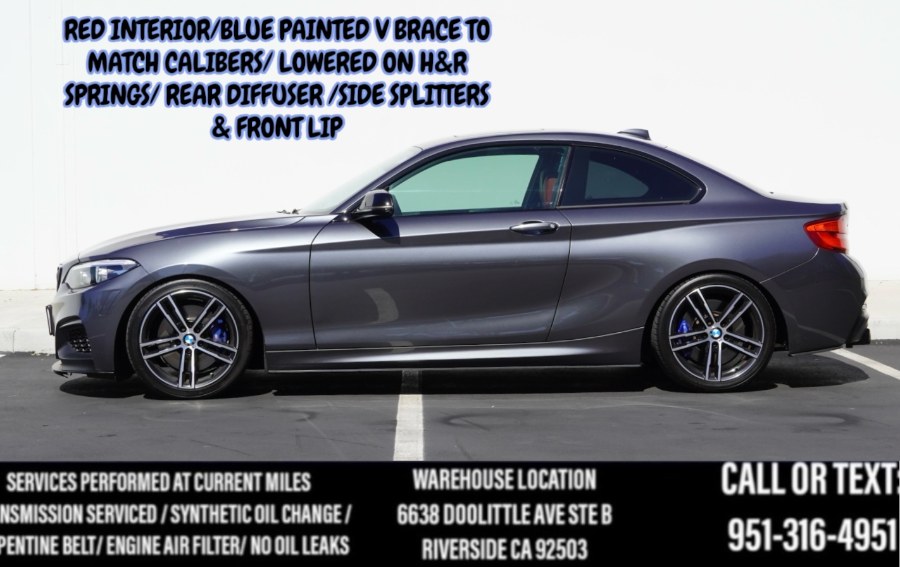 2018 F22 BMW B58 M240i M240i (RED INTERIOR) (SPRINGS) (BLUE V BRACE) EXST, available for sale in Riverside, California | Big Timin Motors LLC. Riverside, California 2018 F22 BMW B58 M240i M240i (RED INTERIOR) (SPRINGS) (BLUE V BRACE) EXST, available for sale in Riverside, California | Big Timin Motors LLC. Riverside, California