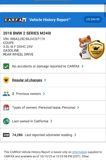 2018 F22 BMW B58 M240i M240i (RED INTERIOR) (SPRINGS) (BLUE V BRACE) EXST, available for sale in Riverside, California | Big Timin Motors LLC. Riverside, California 2018 F22 BMW B58 M240i M240i (RED INTERIOR) (SPRINGS) (BLUE V BRACE) EXST, available for sale in Riverside, California | Big Timin Motors LLC. Riverside, California