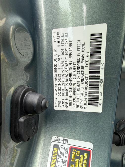 2012 Honda CR-V 2WD 5dr EX-L, available for sale in New Milford, Connecticut | New Milford Auto Sales. New Milford, Connecticut 2012 Honda CR-V 2WD 5dr EX-L, available for sale in New Milford, Connecticut | New Milford Auto Sales. New Milford, Connecticut