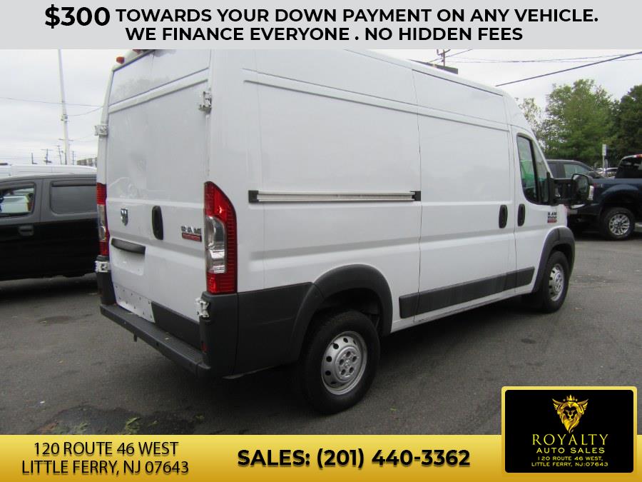 2016 Ram ProMaster Cargo Van 1500 High Roof 136" WB, available for sale in Little Ferry, New Jersey | Royalty Auto Sales. Little Ferry, New Jersey 2016 Ram ProMaster Cargo Van 1500 High Roof 136" WB, available for sale in Little Ferry, New Jersey | Royalty Auto Sales. Little Ferry, New Jersey