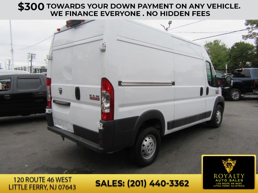 2016 Ram ProMaster Cargo Van 1500 High Roof 136" WB, available for sale in Little Ferry, New Jersey | Royalty Auto Sales. Little Ferry, New Jersey 2016 Ram ProMaster Cargo Van 1500 High Roof 136" WB, available for sale in Little Ferry, New Jersey | Royalty Auto Sales. Little Ferry, New Jersey