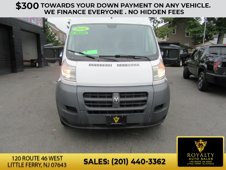 2016 Ram ProMaster Cargo Van 1500 High Roof 136" WB, available for sale in Little Ferry, New Jersey | Royalty Auto Sales. Little Ferry, New Jersey 2016 Ram ProMaster Cargo Van 1500 High Roof 136" WB, available for sale in Little Ferry, New Jersey | Royalty Auto Sales. Little Ferry, New Jersey