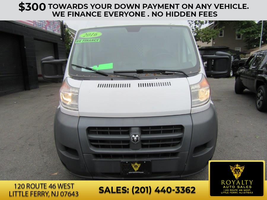 2016 Ram ProMaster Cargo Van 1500 High Roof 136" WB, available for sale in Little Ferry, New Jersey | Royalty Auto Sales. Little Ferry, New Jersey 2016 Ram ProMaster Cargo Van 1500 High Roof 136" WB, available for sale in Little Ferry, New Jersey | Royalty Auto Sales. Little Ferry, New Jersey