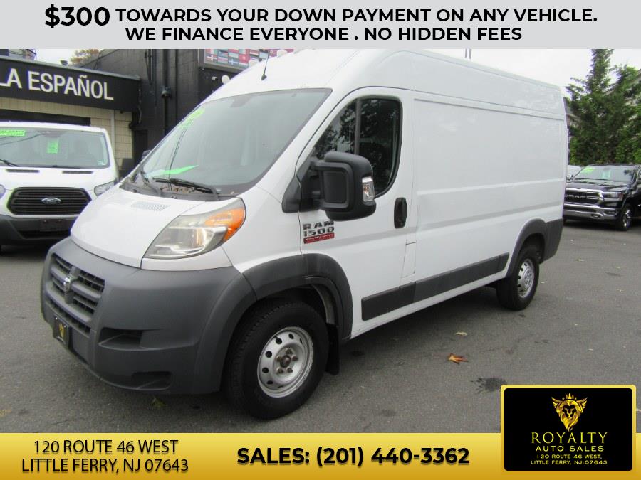 2016 Ram ProMaster Cargo Van 1500 High Roof 136" WB, available for sale in Little Ferry, New Jersey | Royalty Auto Sales. Little Ferry, New Jersey 2016 Ram ProMaster Cargo Van 1500 High Roof 136" WB, available for sale in Little Ferry, New Jersey | Royalty Auto Sales. Little Ferry, New Jersey