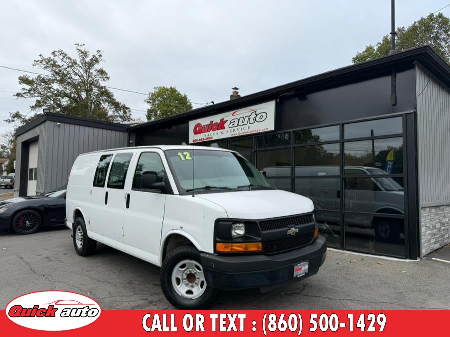 2012 Chevrolet Express Cargo Van RWD 2500 135" NATURAL GAS POWERED, available for sale in Bristol, Connecticut | Quick Auto LLC. Bristol, Connecticut 2012 Chevrolet Express Cargo Van RWD 2500 135" NATURAL GAS POWERED, available for sale in Bristol, Connecticut | Quick Auto LLC. Bristol, Connecticut