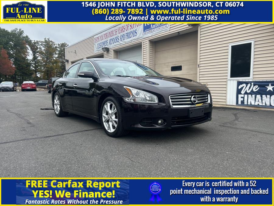 2014 Nissan Maxima 4dr Sdn 3.5 SV w/Premium Pkg, available for sale in South Windsor , Connecticut | Ful-line Auto LLC. South Windsor , Connecticut 2014 Nissan Maxima 4dr Sdn 3.5 SV w/Premium Pkg, available for sale in South Windsor , Connecticut | Ful-line Auto LLC. South Windsor , Connecticut