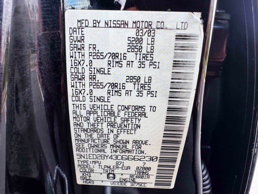2003 Nissan Xterra 4dr XE 4WD V6 Manual, available for sale in Lake Forest, California | Pacific Green Line. Lake Forest, California 2003 Nissan Xterra 4dr XE 4WD V6 Manual, available for sale in Lake Forest, California | Pacific Green Line. Lake Forest, California