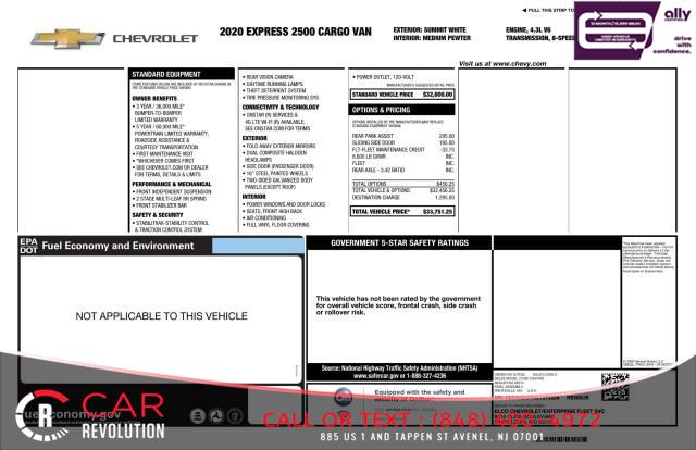 2020 Chevrolet Express Cargo Work Van 2500 135'', available for sale in Avenel, New Jersey | Car Revolution. Avenel, New Jersey 2020 Chevrolet Express Cargo Work Van 2500 135'', available for sale in Avenel, New Jersey | Car Revolution. Avenel, New Jersey