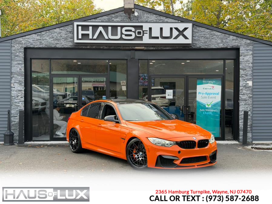 Used BMW M3 Individual Fire Orange Competition Sedan 2017 | Haus of Lux. Wayne, New Jersey