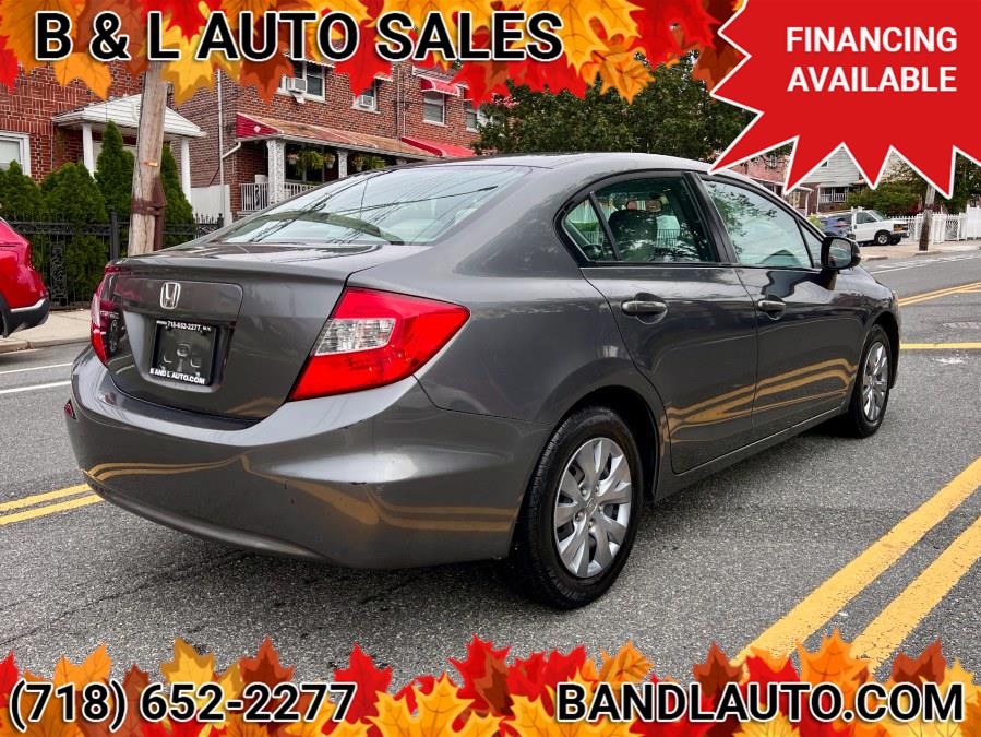 2012 Honda Civic Sedan 4dr Auto LX PZEV, available for sale in Bronx, New York | B & L Auto Sales LLC. Bronx, New York 2012 Honda Civic Sedan 4dr Auto LX PZEV, available for sale in Bronx, New York | B & L Auto Sales LLC. Bronx, New York