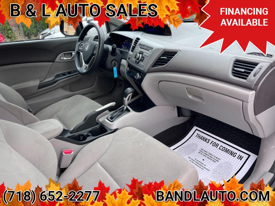 2012 Honda Civic Sedan 4dr Auto LX PZEV, available for sale in Bronx, New York | B & L Auto Sales LLC. Bronx, New York 2012 Honda Civic Sedan 4dr Auto LX PZEV, available for sale in Bronx, New York | B & L Auto Sales LLC. Bronx, New York