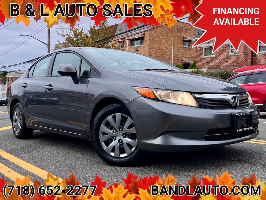 Used 2012 Honda Civic Sedan in Bronx, New York | B & L Auto Sales LLC. Bronx, New York