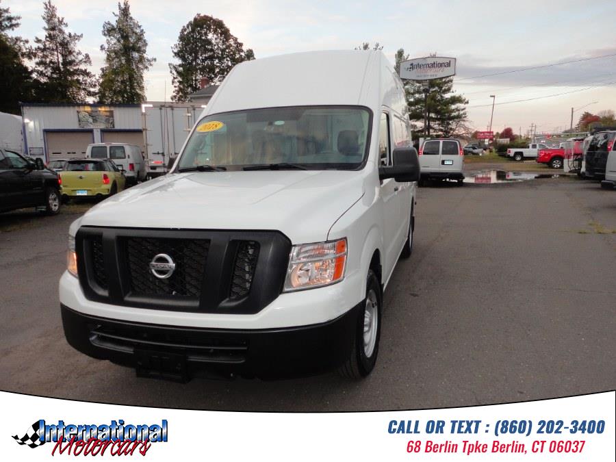 2018 Nissan NV Cargo NV2500 HD High Roof V6 S, available for sale in Berlin, Connecticut | International Motorcars llc. Berlin, Connecticut 2018 Nissan NV Cargo NV2500 HD High Roof V6 S, available for sale in Berlin, Connecticut | International Motorcars llc. Berlin, Connecticut