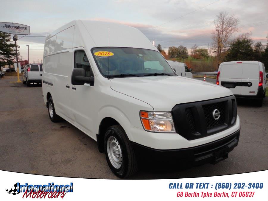 2018 Nissan NV Cargo NV2500 HD High Roof V6 S, available for sale in Berlin, Connecticut | International Motorcars llc. Berlin, Connecticut 2018 Nissan NV Cargo NV2500 HD High Roof V6 S, available for sale in Berlin, Connecticut | International Motorcars llc. Berlin, Connecticut