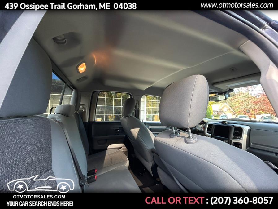 2018 Ram 1500 SLT 4x4 Quad Cab 6''4" Box, available for sale in Gorham, Maine | Ossipee Trail Motor Sales. Gorham, Maine 2018 Ram 1500 SLT 4x4 Quad Cab 6''4" Box, available for sale in Gorham, Maine | Ossipee Trail Motor Sales. Gorham, Maine