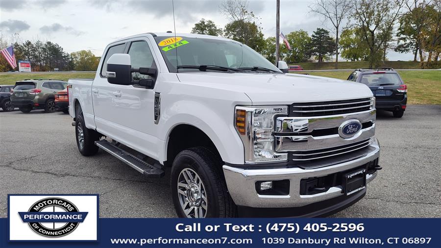 2018 Ford Super Duty F-250 SRW LARIAT 4WD Crew Cab 8'' Box, available for sale in Wilton, Connecticut | Performance Motor Cars Of Connecticut LLC. Wilton, Connecticut 2018 Ford Super Duty F-250 SRW LARIAT 4WD Crew Cab 8'' Box, available for sale in Wilton, Connecticut | Performance Motor Cars Of Connecticut LLC. Wilton, Connecticut