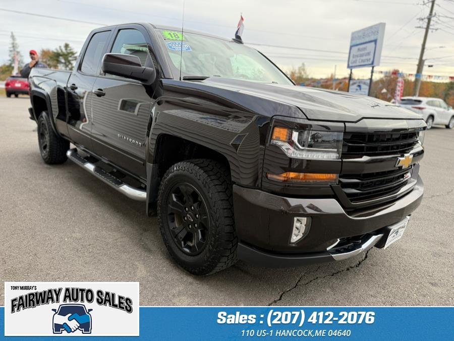 2018 Chevrolet Silverado 1500 4WD Double Cab 143.5" LT w/2LT, available for sale in Hancock, Maine | Fairway Auto Sales. Hancock, Maine 2018 Chevrolet Silverado 1500 4WD Double Cab 143.5" LT w/2LT, available for sale in Hancock, Maine | Fairway Auto Sales. Hancock, Maine