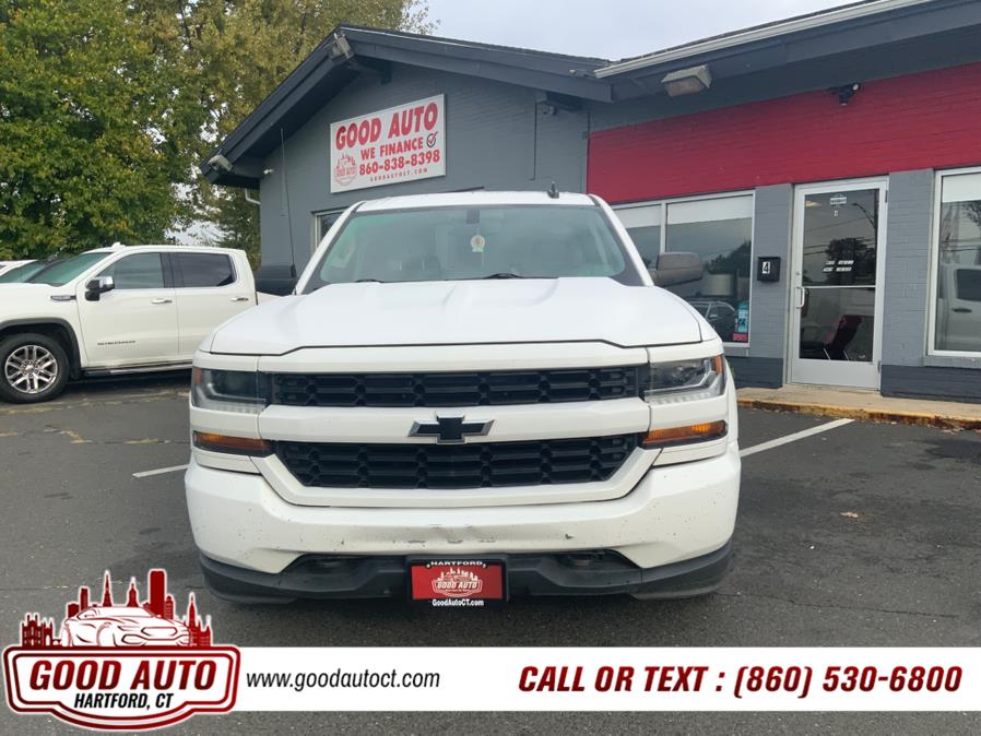 2018 Chevrolet Silverado 1500 4WD Double Cab 143.5" Custom, available for sale in Hartford, Connecticut | Good Auto LLC. Hartford, Connecticut 2018 Chevrolet Silverado 1500 4WD Double Cab 143.5" Custom, available for sale in Hartford, Connecticut | Good Auto LLC. Hartford, Connecticut