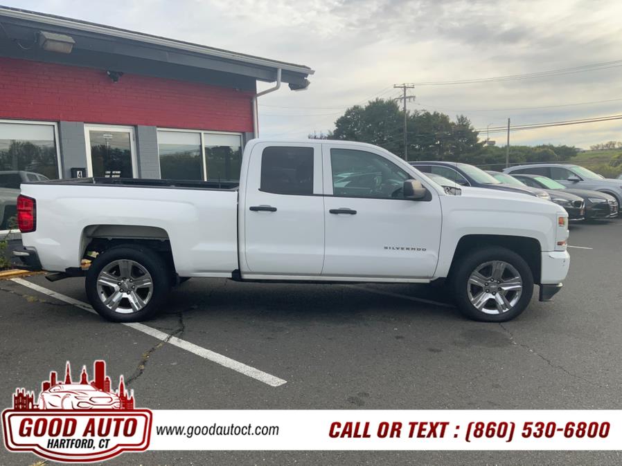 2018 Chevrolet Silverado 1500 4WD Double Cab 143.5" Custom, available for sale in Hartford, Connecticut | Good Auto LLC. Hartford, Connecticut 2018 Chevrolet Silverado 1500 4WD Double Cab 143.5" Custom, available for sale in Hartford, Connecticut | Good Auto LLC. Hartford, Connecticut