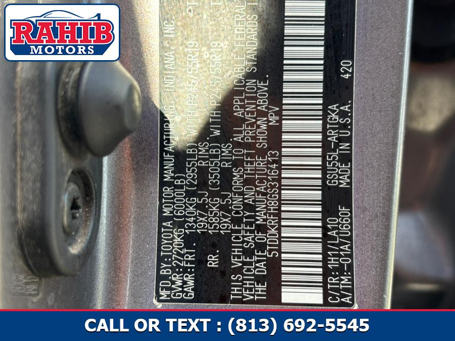 2016 Toyota Highlander AWD 4dr V6 Limited (Natl), available for sale in Winter Park, Florida | Rahib Motors. Winter Park, Florida 2016 Toyota Highlander AWD 4dr V6 Limited (Natl), available for sale in Winter Park, Florida | Rahib Motors. Winter Park, Florida