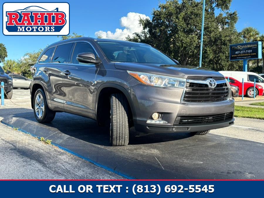 2016 Toyota Highlander AWD 4dr V6 Limited (Natl), available for sale in Winter Park, Florida | Rahib Motors. Winter Park, Florida 2016 Toyota Highlander AWD 4dr V6 Limited (Natl), available for sale in Winter Park, Florida | Rahib Motors. Winter Park, Florida