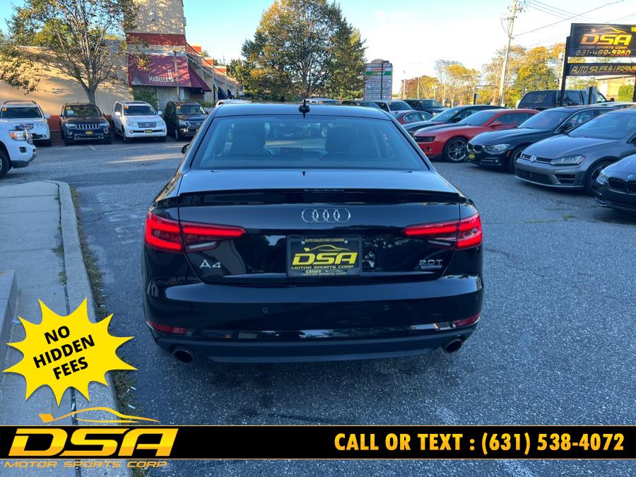 2017 Audi A4 2.0 TFSI Premium quattro all-wheel drive, available for sale in Commack, New York | DSA Motor Sports Corp. Commack, New York 2017 Audi A4 2.0 TFSI Premium quattro all-wheel drive, available for sale in Commack, New York | DSA Motor Sports Corp. Commack, New York