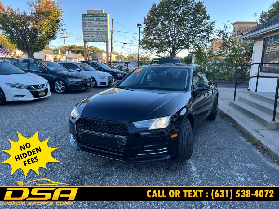 2017 Audi A4 2.0 TFSI Premium quattro all-wheel drive, available for sale in Commack, New York | DSA Motor Sports Corp. Commack, New York 2017 Audi A4 2.0 TFSI Premium quattro all-wheel drive, available for sale in Commack, New York | DSA Motor Sports Corp. Commack, New York