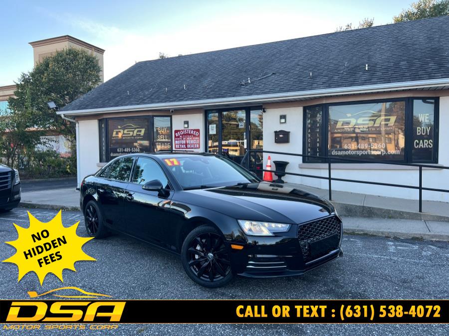 2017 Audi A4 2.0 TFSI Premium quattro all-wheel drive, available for sale in Commack, New York | DSA Motor Sports Corp. Commack, New York 2017 Audi A4 2.0 TFSI Premium quattro all-wheel drive, available for sale in Commack, New York | DSA Motor Sports Corp. Commack, New York