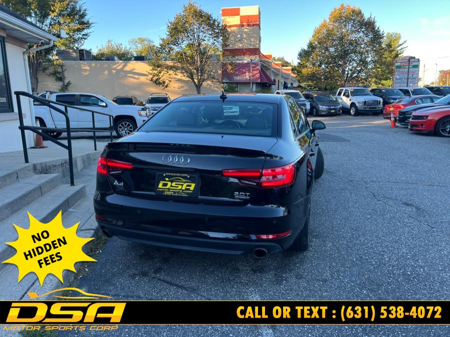 2017 Audi A4 2.0 TFSI Premium quattro all-wheel drive, available for sale in Commack, New York | DSA Motor Sports Corp. Commack, New York 2017 Audi A4 2.0 TFSI Premium quattro all-wheel drive, available for sale in Commack, New York | DSA Motor Sports Corp. Commack, New York