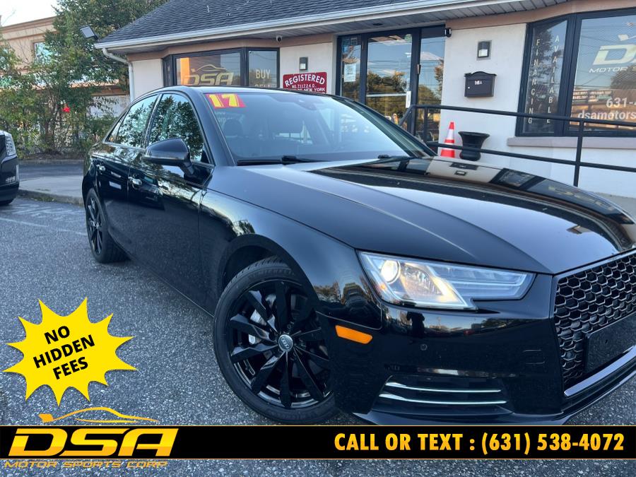 2017 Audi A4 2.0 TFSI Premium quattro all-wheel drive, available for sale in Commack, New York | DSA Motor Sports Corp. Commack, New York 2017 Audi A4 2.0 TFSI Premium quattro all-wheel drive, available for sale in Commack, New York | DSA Motor Sports Corp. Commack, New York