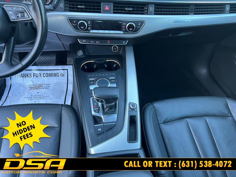 2017 Audi A4 2.0 TFSI Premium quattro all-wheel drive, available for sale in Commack, New York | DSA Motor Sports Corp. Commack, New York 2017 Audi A4 2.0 TFSI Premium quattro all-wheel drive, available for sale in Commack, New York | DSA Motor Sports Corp. Commack, New York