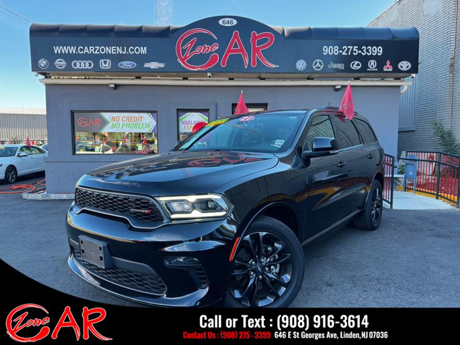 2021 Dodge Durango GT Plus AWD, available for sale in Linden, New Jersey | Car Zone. Linden, New Jersey