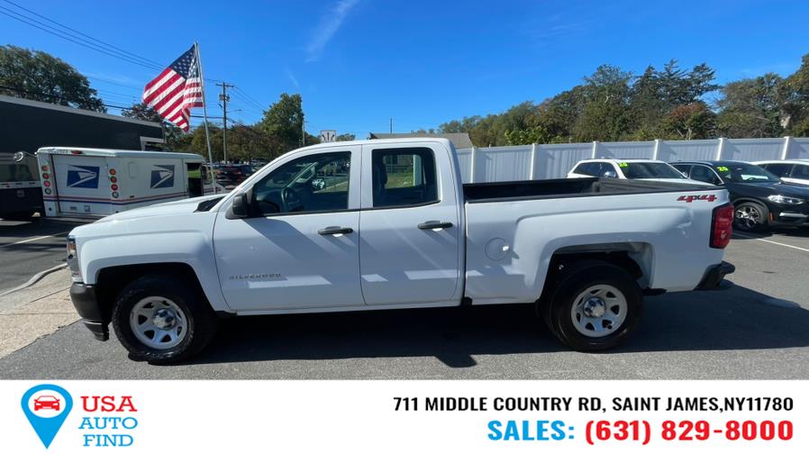 2018 Chevrolet Silverado 1500 4WD Double Cab 143.5" Work Truck, available for sale in Saint James, New York | USA Auto Find. Saint James, New York 2018 Chevrolet Silverado 1500 4WD Double Cab 143.5" Work Truck, available for sale in Saint James, New York | USA Auto Find. Saint James, New York