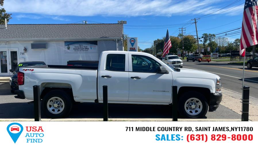 2018 Chevrolet Silverado 1500 4WD Double Cab 143.5" Work Truck, available for sale in Saint James, New York | USA Auto Find. Saint James, New York 2018 Chevrolet Silverado 1500 4WD Double Cab 143.5" Work Truck, available for sale in Saint James, New York | USA Auto Find. Saint James, New York