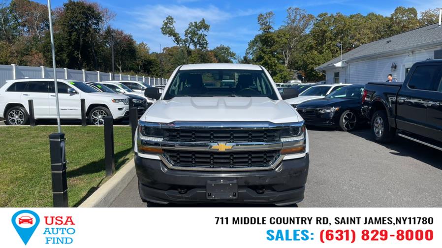 2018 Chevrolet Silverado 1500 4WD Double Cab 143.5" Work Truck, available for sale in Saint James, New York | USA Auto Find. Saint James, New York 2018 Chevrolet Silverado 1500 4WD Double Cab 143.5" Work Truck, available for sale in Saint James, New York | USA Auto Find. Saint James, New York