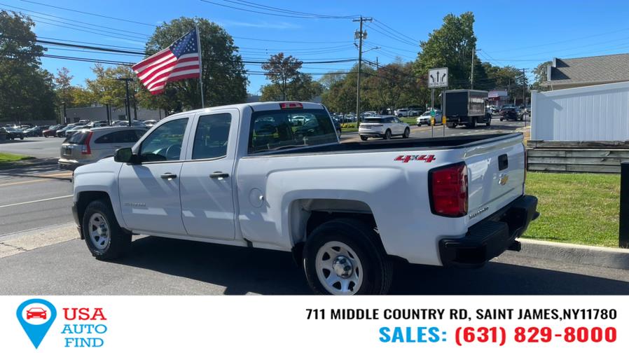 2018 Chevrolet Silverado 1500 4WD Double Cab 143.5" Work Truck, available for sale in Saint James, New York | USA Auto Find. Saint James, New York 2018 Chevrolet Silverado 1500 4WD Double Cab 143.5" Work Truck, available for sale in Saint James, New York | USA Auto Find. Saint James, New York