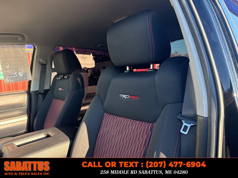 2015 Toyota Tundra 4WD Truck CrewMax 5.7L V8 6-Spd AT TRD Pro (Natl), available for sale in Sabattus, Maine | Sabattus Auto and Truck Sales Inc. Sabattus, Maine 2015 Toyota Tundra 4WD Truck CrewMax 5.7L V8 6-Spd AT TRD Pro (Natl), available for sale in Sabattus, Maine | Sabattus Auto and Truck Sales Inc. Sabattus, Maine